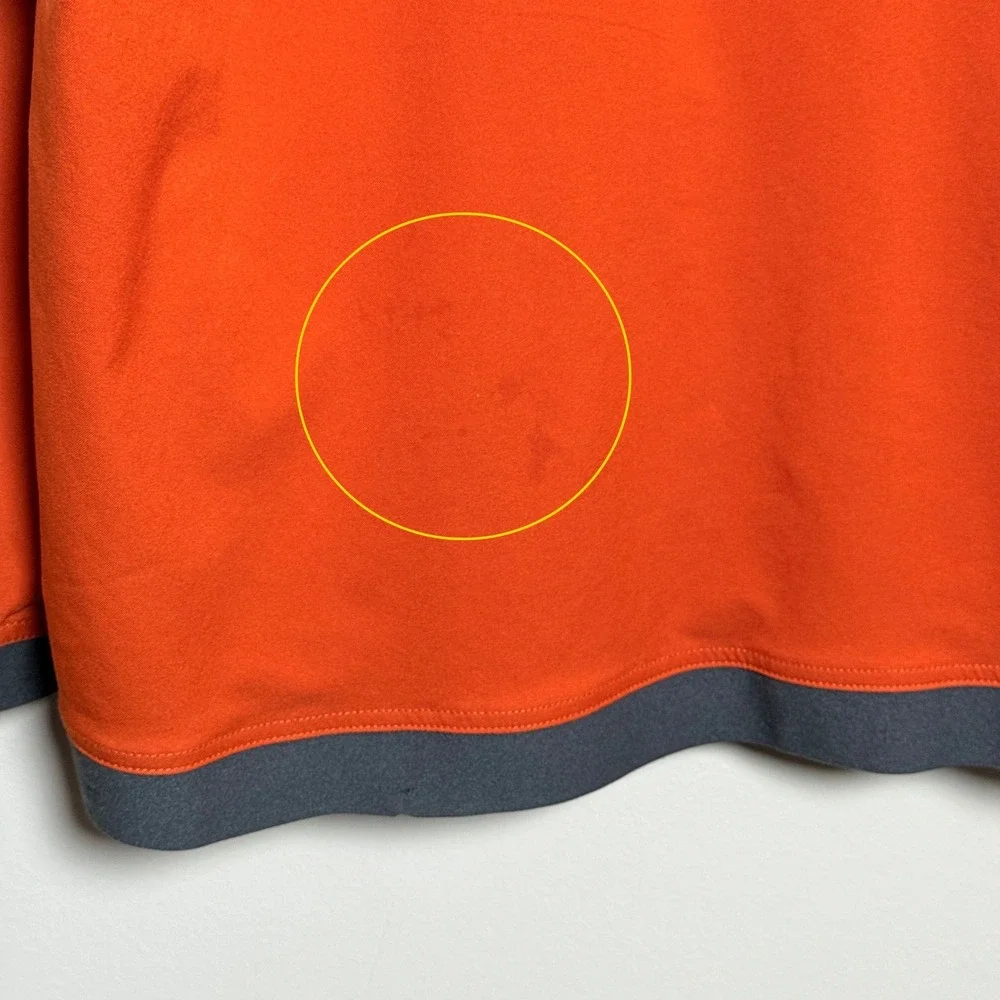 Nike‎ Clemson Tigers Mens Sideline Jacket XL Orange Full Zip Performance Sports